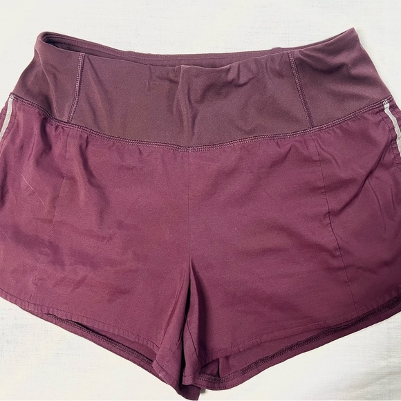 Athleta Pants - Athleta Running Workout Shorts Maroon Women’s Size S